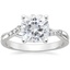 18K White Gold Chamise Diamond Ring (1/15 ct. tw.), smalltop view
