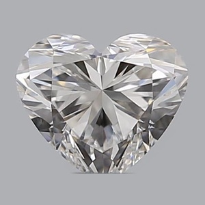 Heart diamond — real photo