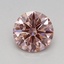 0.53 Ct. Fancy Vivid Pink Round Lab Grown Diamond
