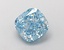1.14 Ct. Fancy Intense  Blue Cushion Lab Grown Diamond