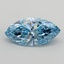 9.10 Ct. Fancy Vivid  Blue Marquise Lab Grown Diamond