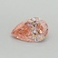 0.33 Ct. Fancy Vivid Pink Pear Lab Grown Diamond