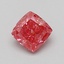 0.78 Ct. Fancy Vivid Pink Cushion Lab Grown Diamond