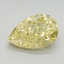 2.07 Ct. Fancy Intense Yellow Pear Lab Grown Diamond