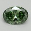 2.01 Ct. Fancy Vivid Pacific Green Oval Lab Grown Diamond