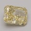 2.06 Ct. Fancy Vivid Yellow Radiant Lab Grown Diamond