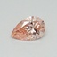 0.31 Ct. Fancy Intense Pink Pear Lab Grown Diamond