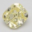2.13 Ct. Fancy Intense Yellow Cushion Diamond