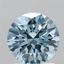 1.50 Ct. Fancy Vivid Blue Round Lab Grown Diamond