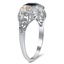 The Colache Ring, smalltop view on a hand