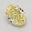 1.23 Ct. Fancy Intense Yellow Oval Lab Grown Diamond