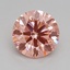 1.75 Ct. Fancy Intense Pink Round Lab Grown Diamond