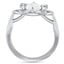 Open Petal Flower Ring, smallside view