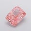 3.04 Ct. Fancy Vivid Pink Cushion Lab Grown Diamond