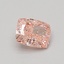 0.79 Ct. Fancy Vivid Pink Cushion Lab Grown Diamond