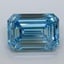 2.20 Ct. Fancy Vivid Malibu Blue Emerald Lab Grown Diamond