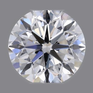 Round diamond — real photo