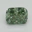 2.17 Ct. Fancy Vivid Pacific Green Cushion Lab Grown Diamond