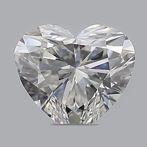 Heart diamond — real photo