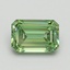 1.01 Ct. Fancy Vivid Pacific Green Emerald Lab Grown Diamond