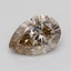 0.45 Ct. Very Light  Brown Pear Lab Grown Diamond