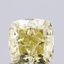 0.94 Ct. Fancy Intense Yellow Cushion Lab Grown Diamond