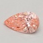 0.55 Ct. Fancy Vivid Pink Pear Lab Grown Diamond