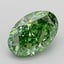 2.12 Ct. Fancy Vivid Green Oval Lab Grown Diamond