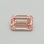 0.30 Ct. Fancy Intense Pink Emerald Lab Grown Diamond