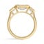 East-West Bezel Three Stone Diamond Ring, smallview