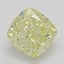 0.74 Ct. Fancy Yellow Cushion Diamond