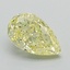1.35 Ct. Fancy Intense Yellow Pear Lab Grown Diamond