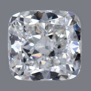 Cushion diamond — real photo