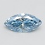1.02 Ct. Fancy Vivid Blue Marquise Lab Grown Diamond