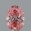 1.50 Ct. Fancy Vivid Pink Oval Lab Grown Diamond