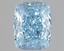 1.59 Ct. Fancy Vivid Blue Cushion Lab Grown Diamond