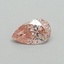 0.30 Ct. Fancy Vivid Pink Pear Lab Grown Diamond