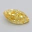 1.07 Ct. Fancy Vivid  Yellow Marquise Lab Grown Diamond