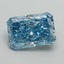 1.50 Ct. Fancy Vivid Blue Radiant Lab Grown Diamond