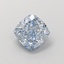 1.04 Ct. Fancy Intense  Blue Cushion Lab Grown Diamond
