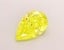 1.01 Ct. Fancy Vivid  Yellow Pear Lab Grown Diamond
