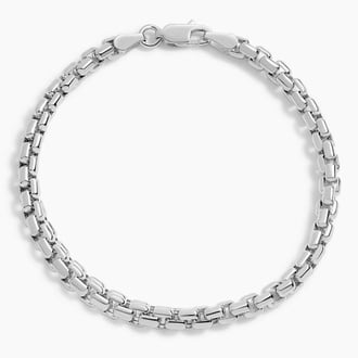Riley Rounded Box Chain Bracelet (3.95mm)
