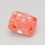 0.75 Ct. Fancy Vivid Pink Cushion Lab Grown Diamond