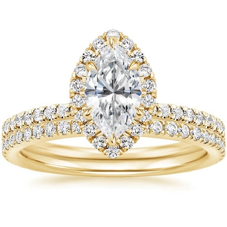 18K Yellow Gold Waverly Diamond Bridal Set (2/3 ct. tw.)