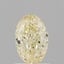 1.27 Ct. Fancy  Yellow Oval Lab Grown Diamond