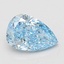 1.50 Ct. Fancy Vivid Blue Pear Lab Grown Diamond