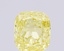 1.06 Ct. Fancy Yellow Cushion Lab Grown Diamond