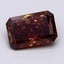 2.96 Ct. Fancy Deep  Orange Radiant Lab Grown Diamond
