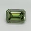 5.06 Ct. Fancy Vivid Pacific Green Emerald Lab Grown Diamond