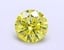 1.12 Ct. Fancy Vivid Yellow Round Lab Grown Diamond